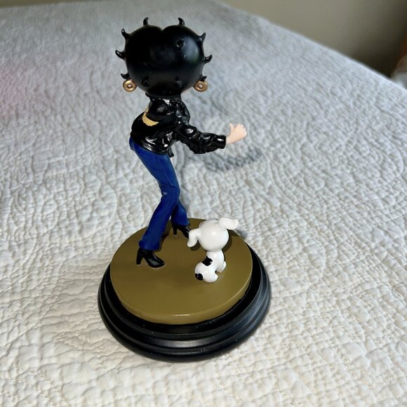 2001 Betty Boop Hitchhiker Harley Biker w/ Pugsley Character Collectibles #11376 - Picture 5 of 8